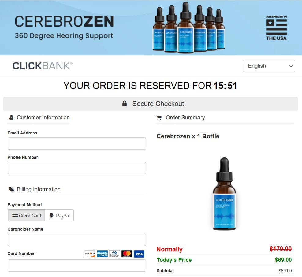 Cerebrozen discount